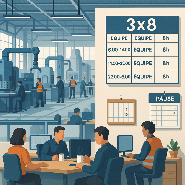 Tout savoir sur le travail en 3×8 : définition, organisation et impacts