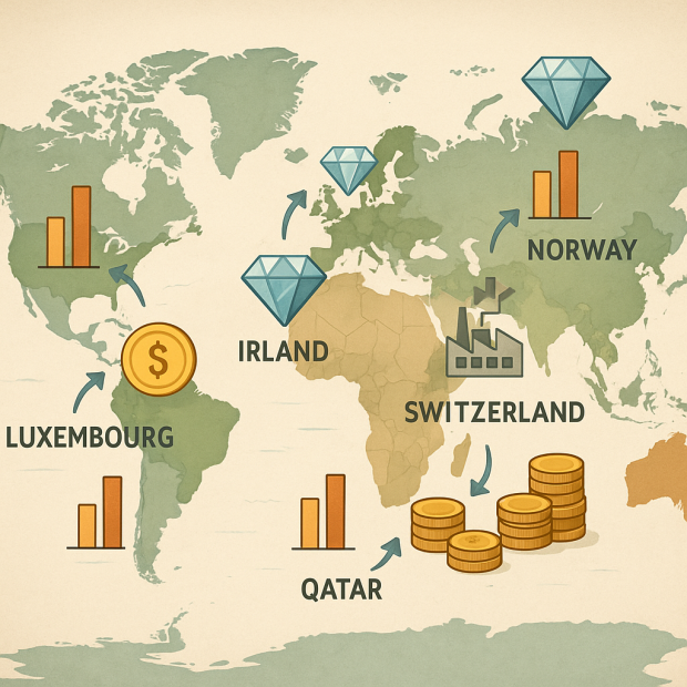 Quel pays est le plus riche du monde en 2025 ? Classement et secrets économiques