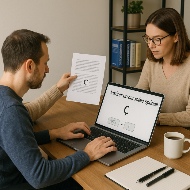 Comment insérer facilement le C cédille majuscule (Ç) sur Windows et Mac ?