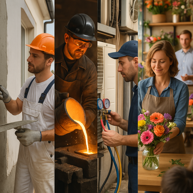 Découvrez 195 métiers qui commencent par F : des carrières passionnantes à explorer